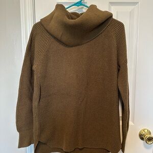 Michael Kors Olive Brown Cowl Neck Sweater